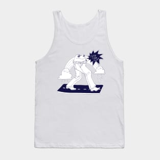 Feeling Froggy Fresh Frog Cowboy Sticker Tank Top